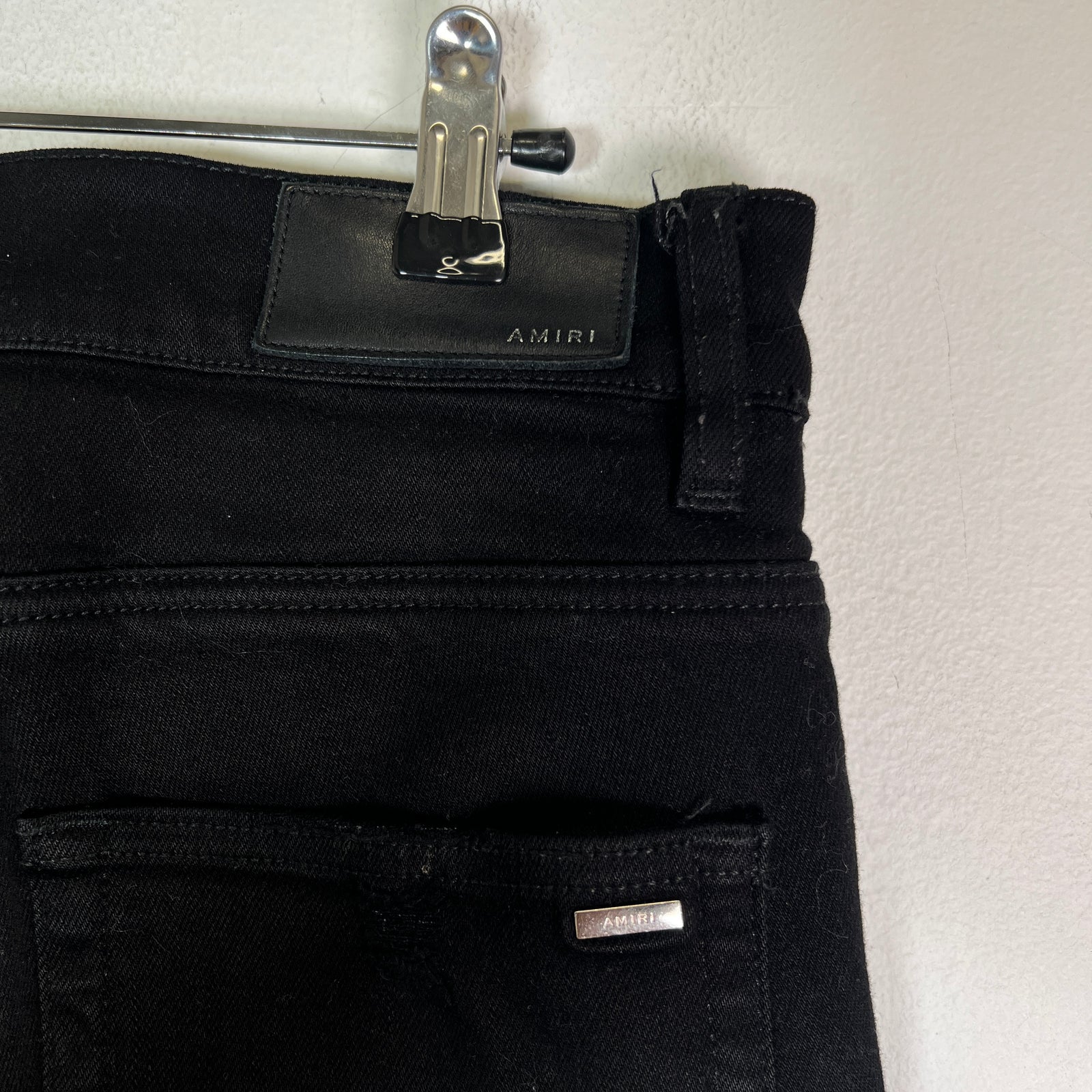 Amiri Black Crystal Jeans Size 31