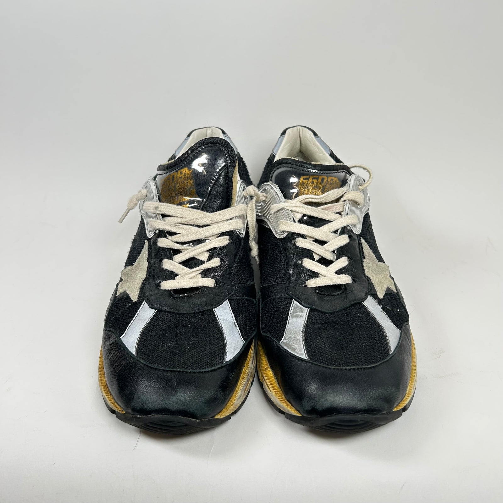 Golden Goose Black Dad Star Sneakers Size 11