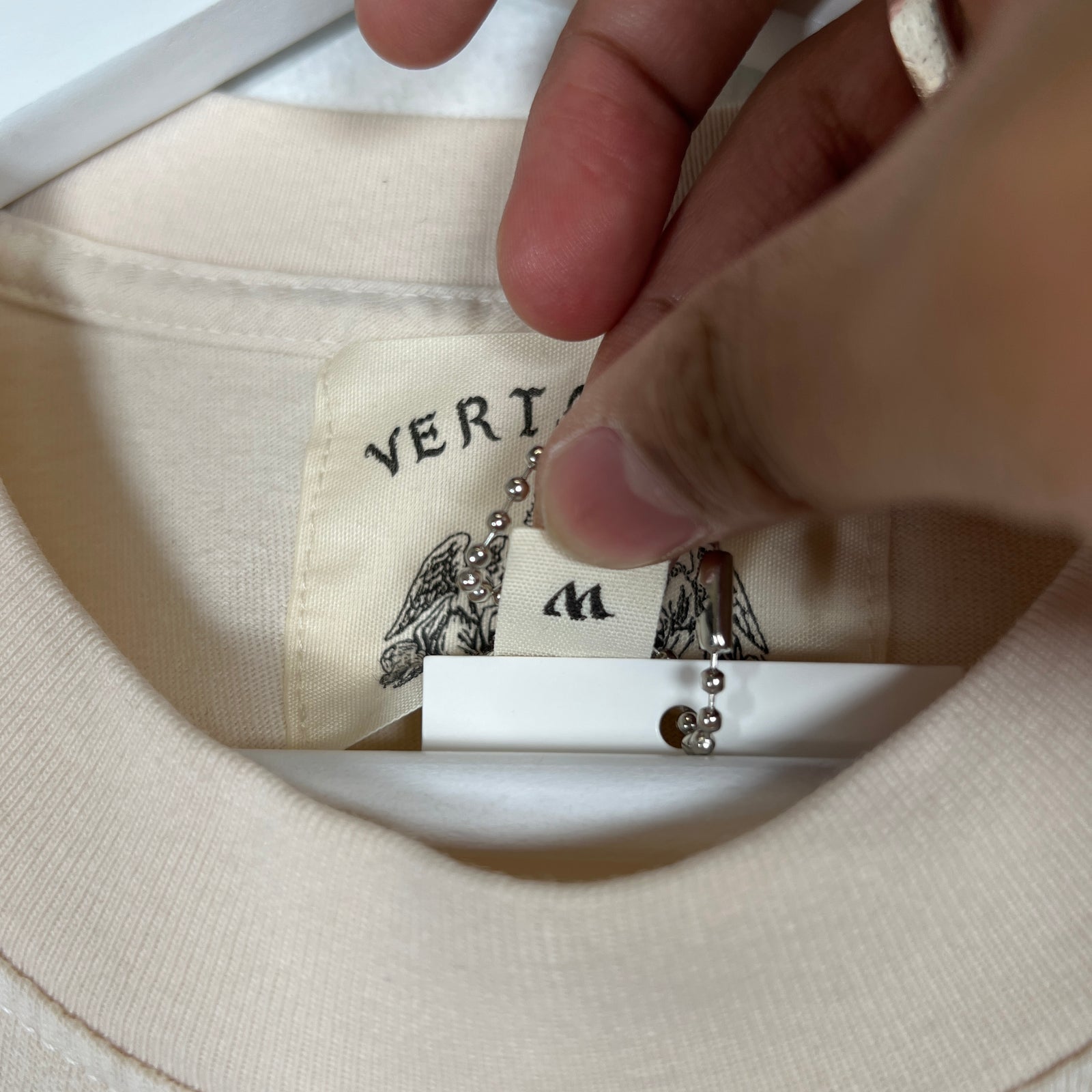 Vertebrae Cream "Nothing Without It" T-shirt Size M