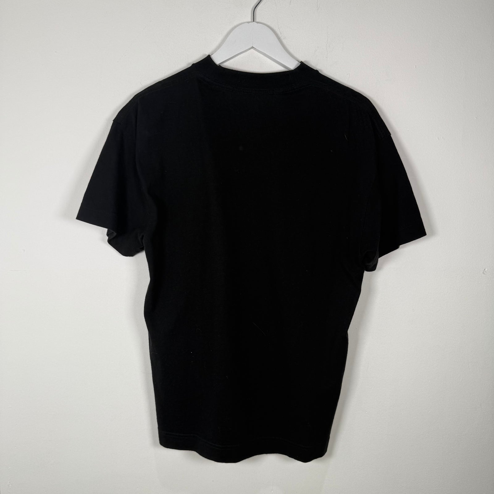 Palm Angels Black Butterfly Print Logo Shirt Size S