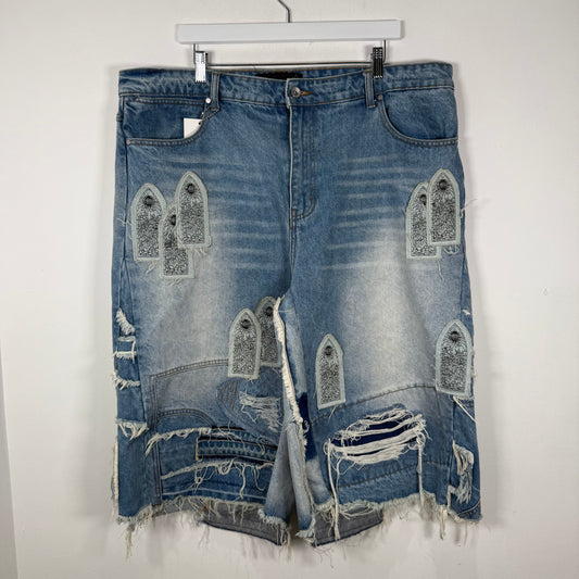 Who Decides War Patched Arch Carpeneter Shorts Size 40
