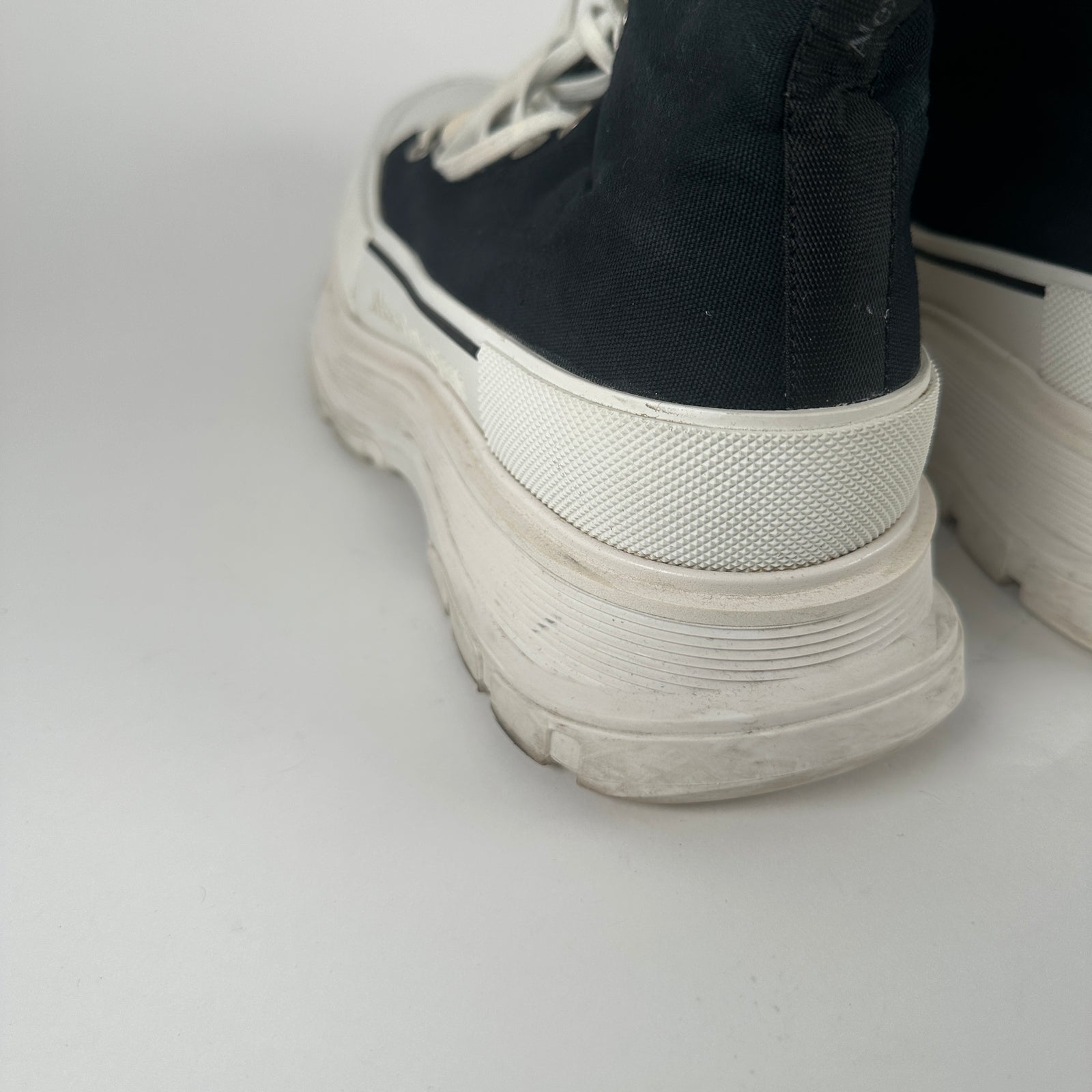 Alexander McQueen Black TreadSlick Size 12