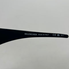 Balenciaga Black Skin Cat Runway Sunglasses