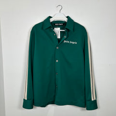 Palm Angels Green Track Button Coach Jacket Size M