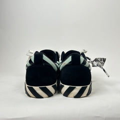 Off White Black/Green Low Vulcanized Sneakers Size 44
