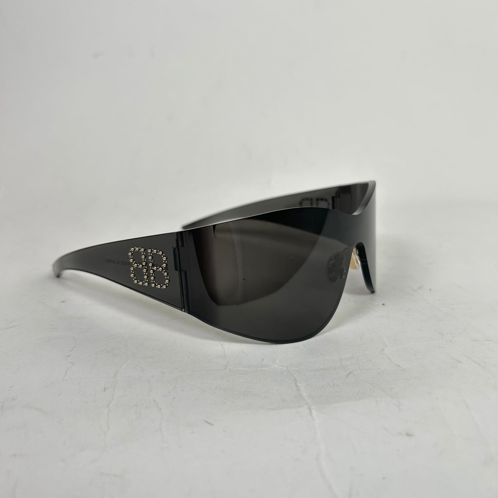 Balenciaga BB0122S Cat Eye Studded Sunglasses