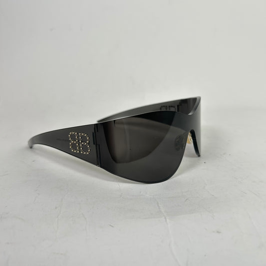 Balenciaga BB0122S Cat Eye Studded Sunglasses