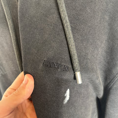 Gallery Dept x Lanvin Black Zip-Up Hoodie Size XL