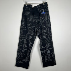 Supreme Scribble Black Pants Size 34