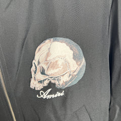 Amiri x Wes Lang Black Dual Skull Bomber Jacket Size M