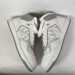Dior B27 White/Grey Oblique Uptown Mid-Top Sneaker Size 45