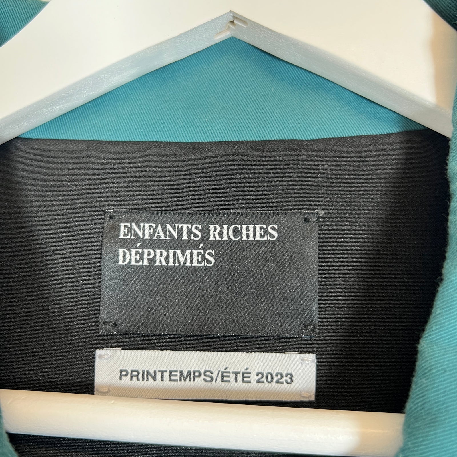 Enfants Riches Deprimes Teal Bunny Mechanics Jacket Size L