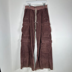 Rick Owens Mauve Corduroy Bela Cargos Size L