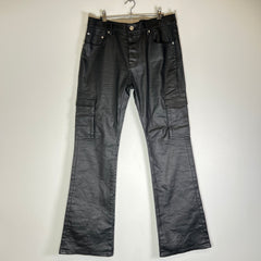 Purple Brand P004 Coated Flare Jeans