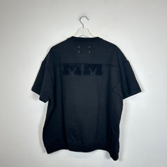 Maison Margiela Black MM Logo SS Sweatshirt Size L