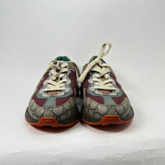 Gucci Tan Multicolor Rython Sneakers Size 6