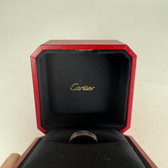 Cartier 18K White Gold Love Ring Size 5.25