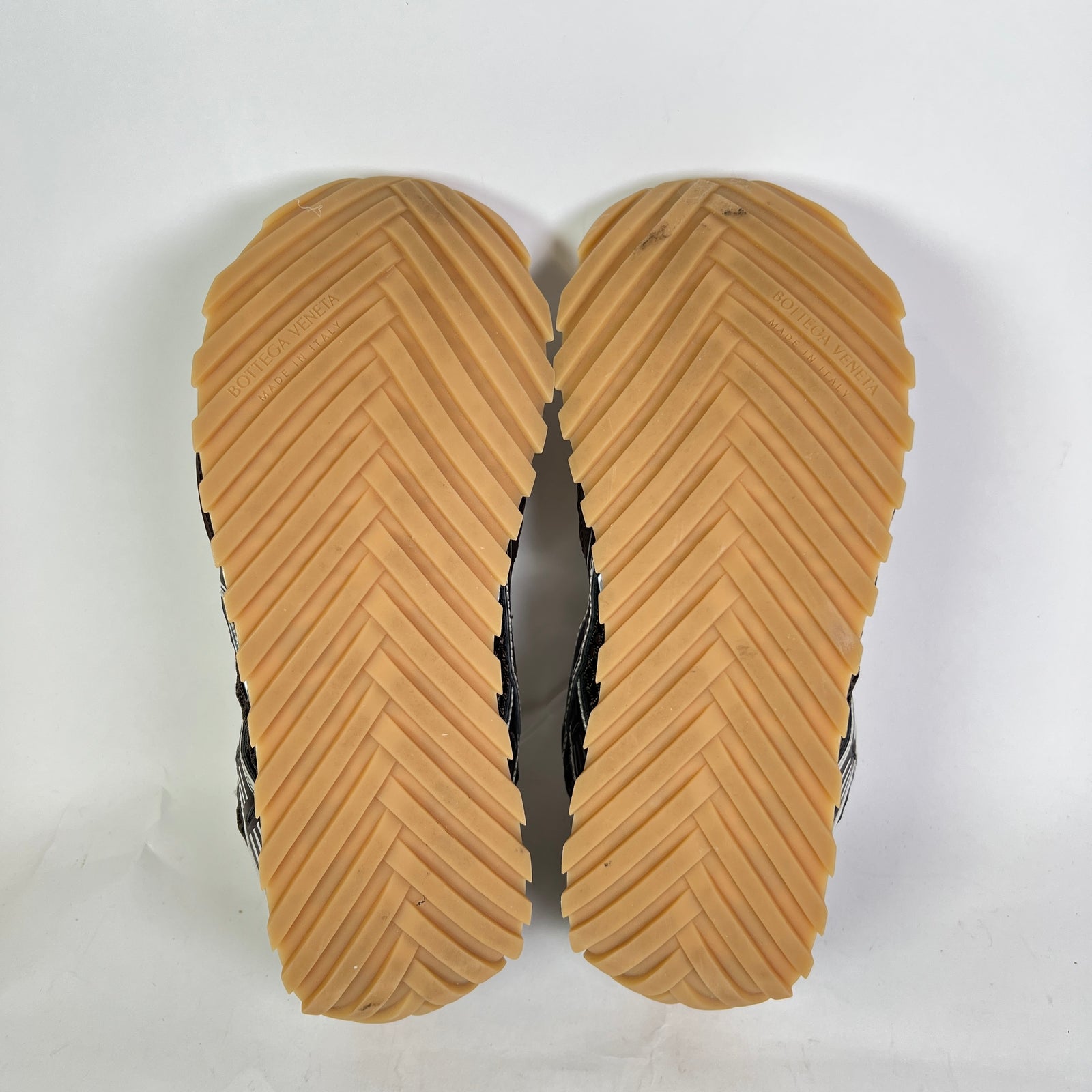Bottega Veneta Brown Mesh Orbit Sneakers