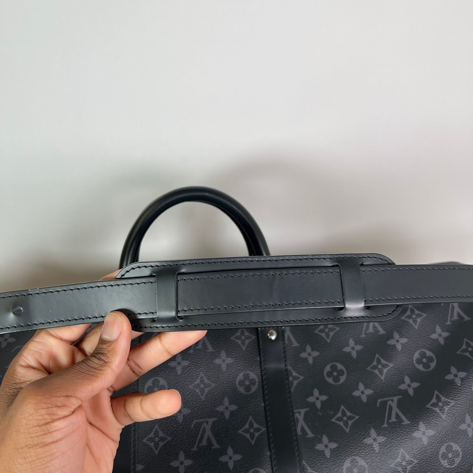 Louis Vuitton Monogram Eclipse Bandouliere Keepall 55