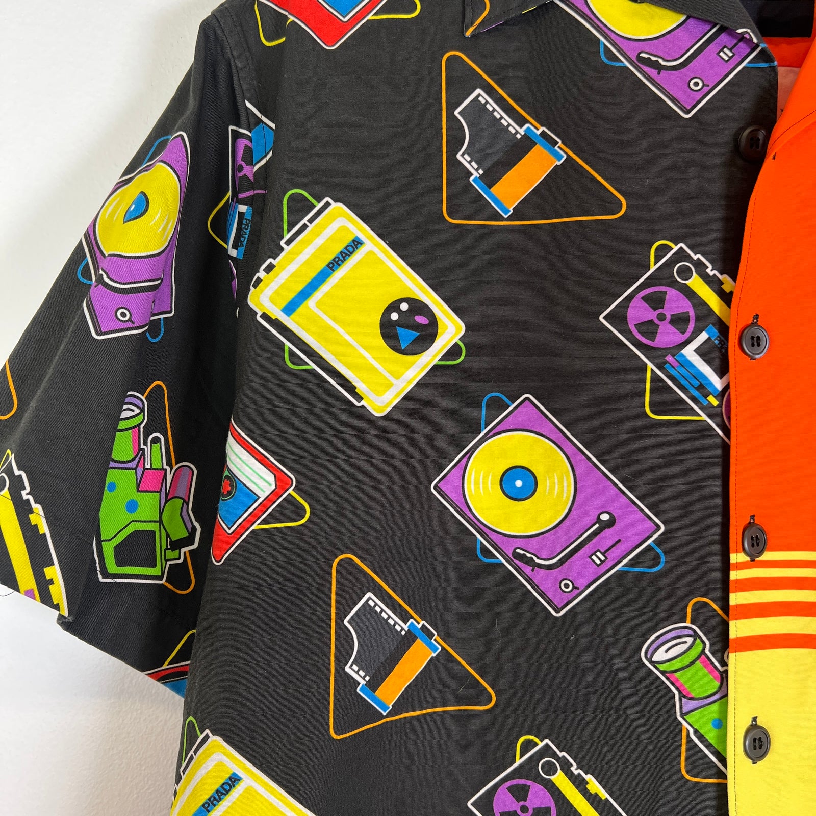 Prada SS20 Brain Tape Double Match Shirt
