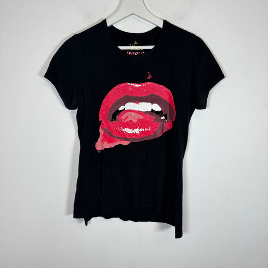 Vivienne Westwood Black World Tour T-shirt Size S