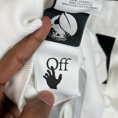 Off White Construction Graphic Hoodie Size XL