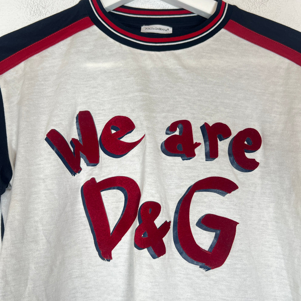 Dolce & Gabbana 'We Are D&G' Double Layered Longsleeve Size XS