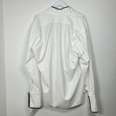 Greg Lauren White Black Piped Kimono Size 5