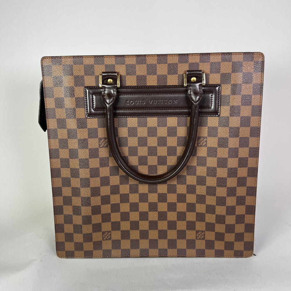 Louis Vuitton Ebene Damier Venice Sac De Plat Canvas Bag