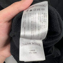 Chrome Hearts Black Glitter Horseshoe Hoodie Size L