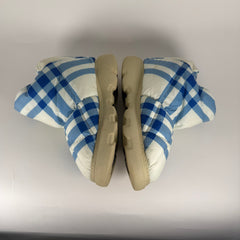 Burberry Check Pillow Puffer Boots Size 10