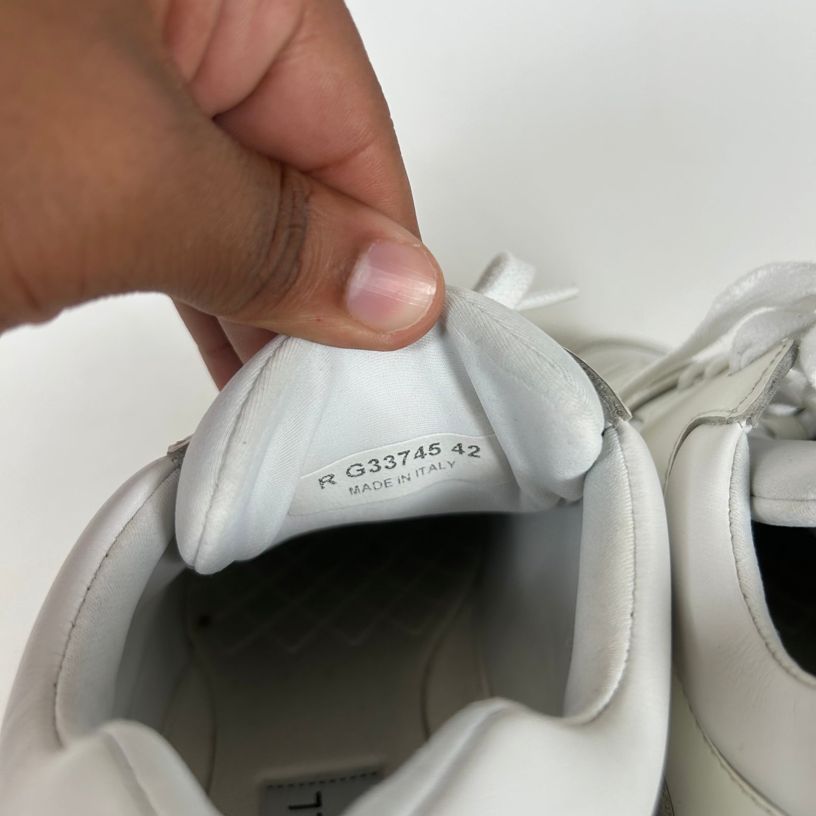Chanel White Tennis Trainers Size 42