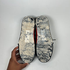 Off White Black/Green Low Vulcanized Sneakers Size 44