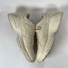 Gucci Beige Classic Logo Rhyton Sneaker Size GG 9.5