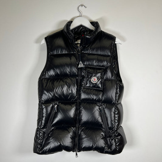 Moncler Black Balabio Vest Sz 4
