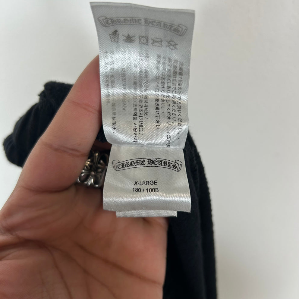 Chrome Hearts Black Horseshoe Logo Sweatpants Size XL