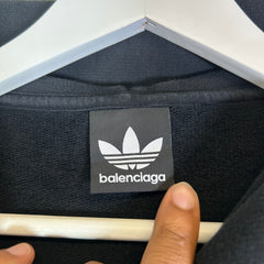 Balenciaga x Adidas SS23 Trefoil Logo Oversized Hoodie