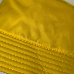 Prada Yellow Nylon Logo Bucket Hat Size M