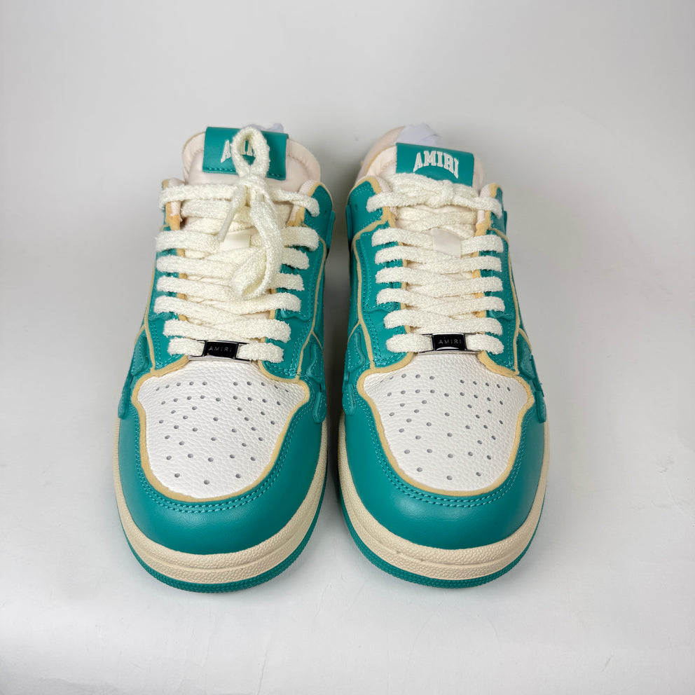 Amiri Sea Blue Skel Low Top Sneaker Size 9