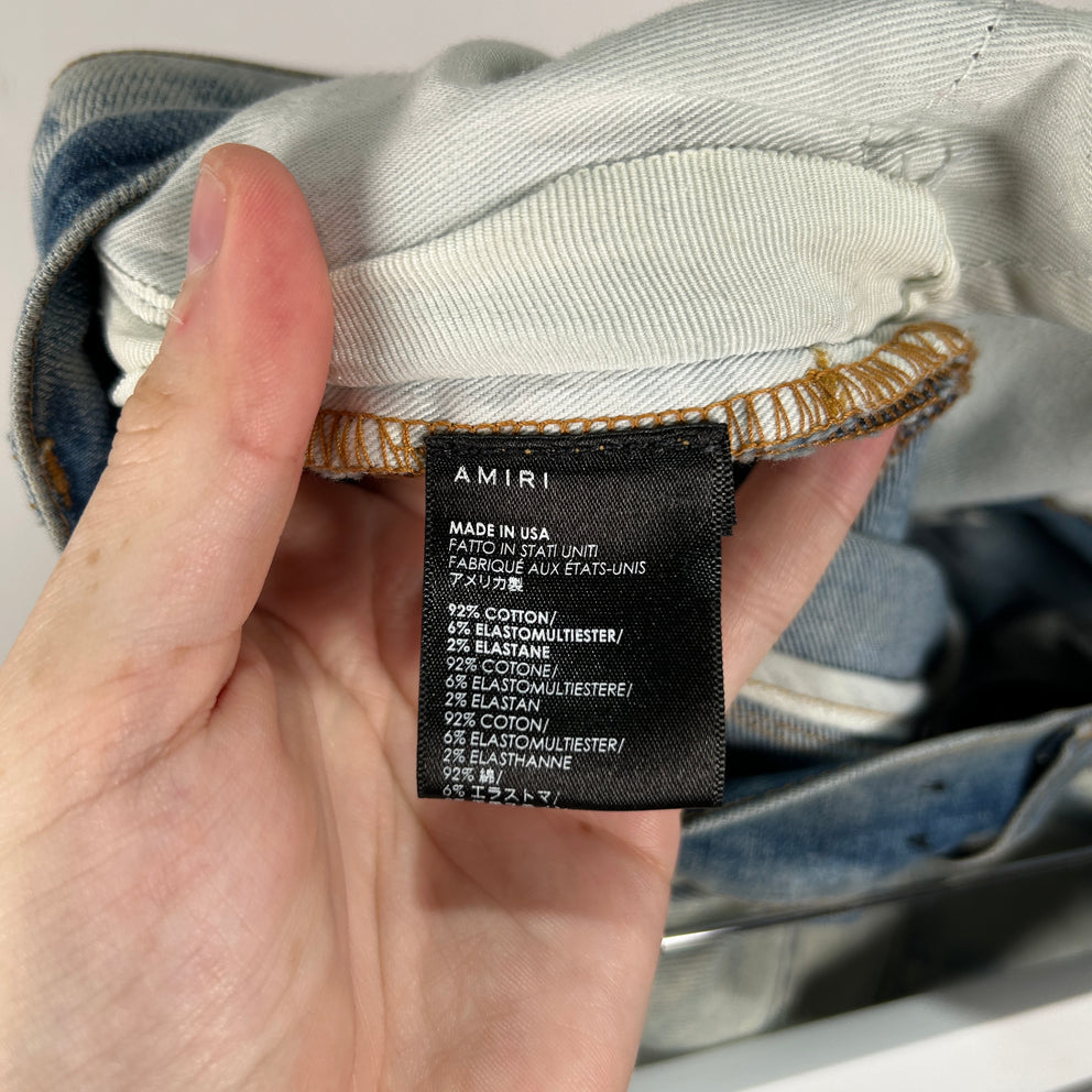Amiri Bones Patch MX1 Jeans Size 33