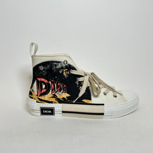 Dior B23 White 'AsteroDior' High Top Sneaker Size 44