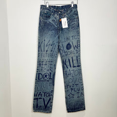 Walter Van Beirendonck AW97 W&Lt 'Pen' Jeans Size 28