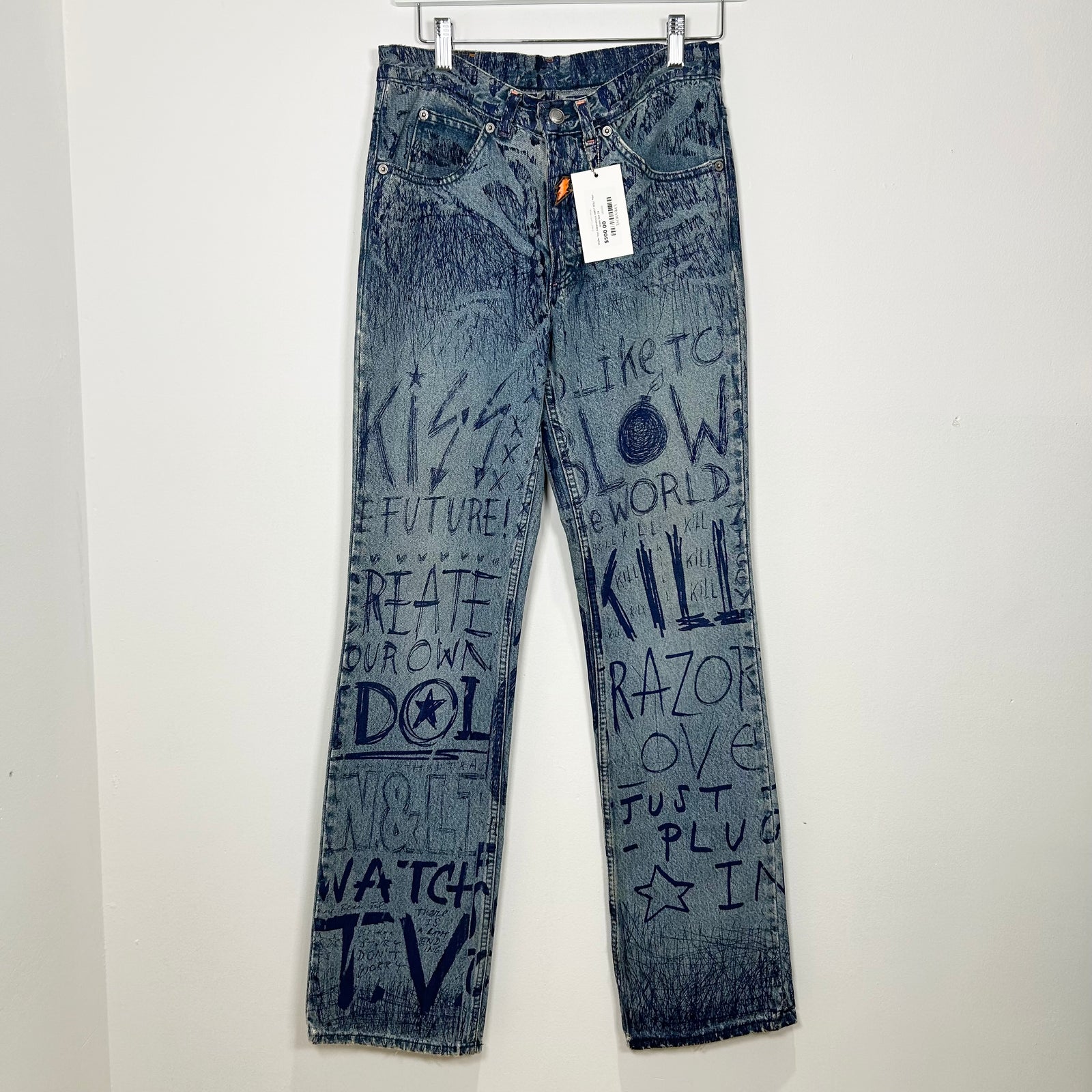 Walter Van Beirendonck AW97 W&Lt 'Pen' Jeans Size 28
