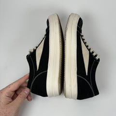 Rick Owen DRKSHDW Vintage Black Low Top Size 9