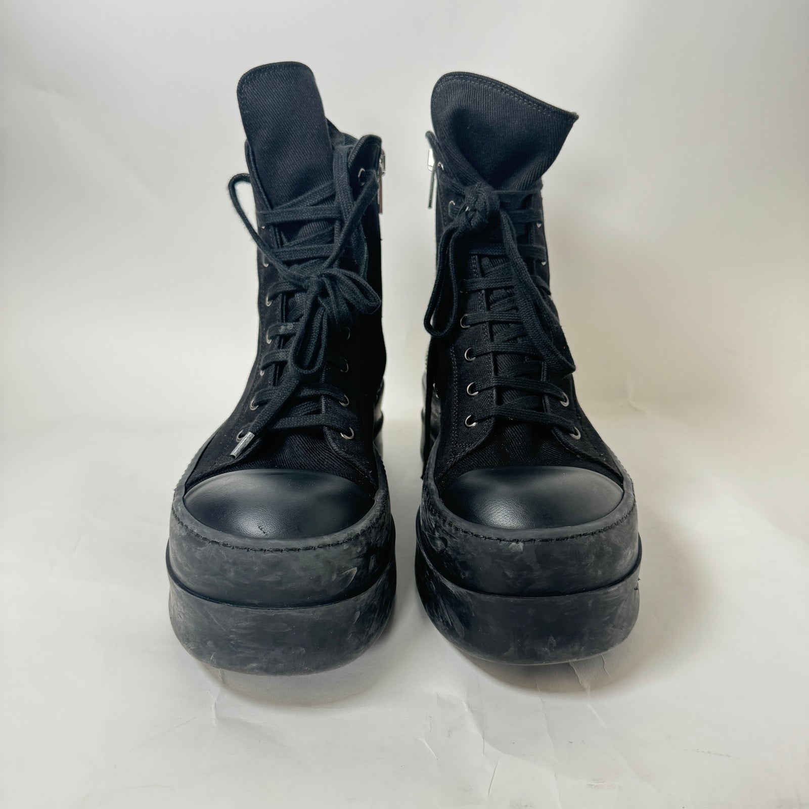 Rick Owens Drkshdw Black Mega Bumper Sneakers Size 42.5