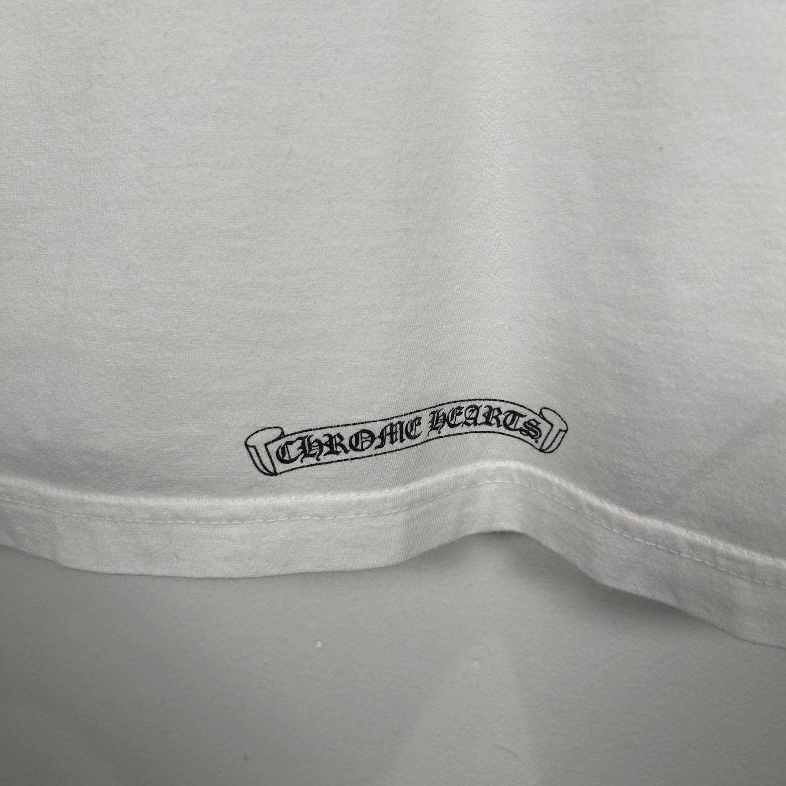 Chrome Heart Back Spell-Out Logo T-Shirt Size M