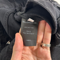 Balenciaga Grey-Wash Straight Fit Jeans Size 29