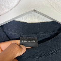 Balenciaga Spiral Crest Logo T-Shirt