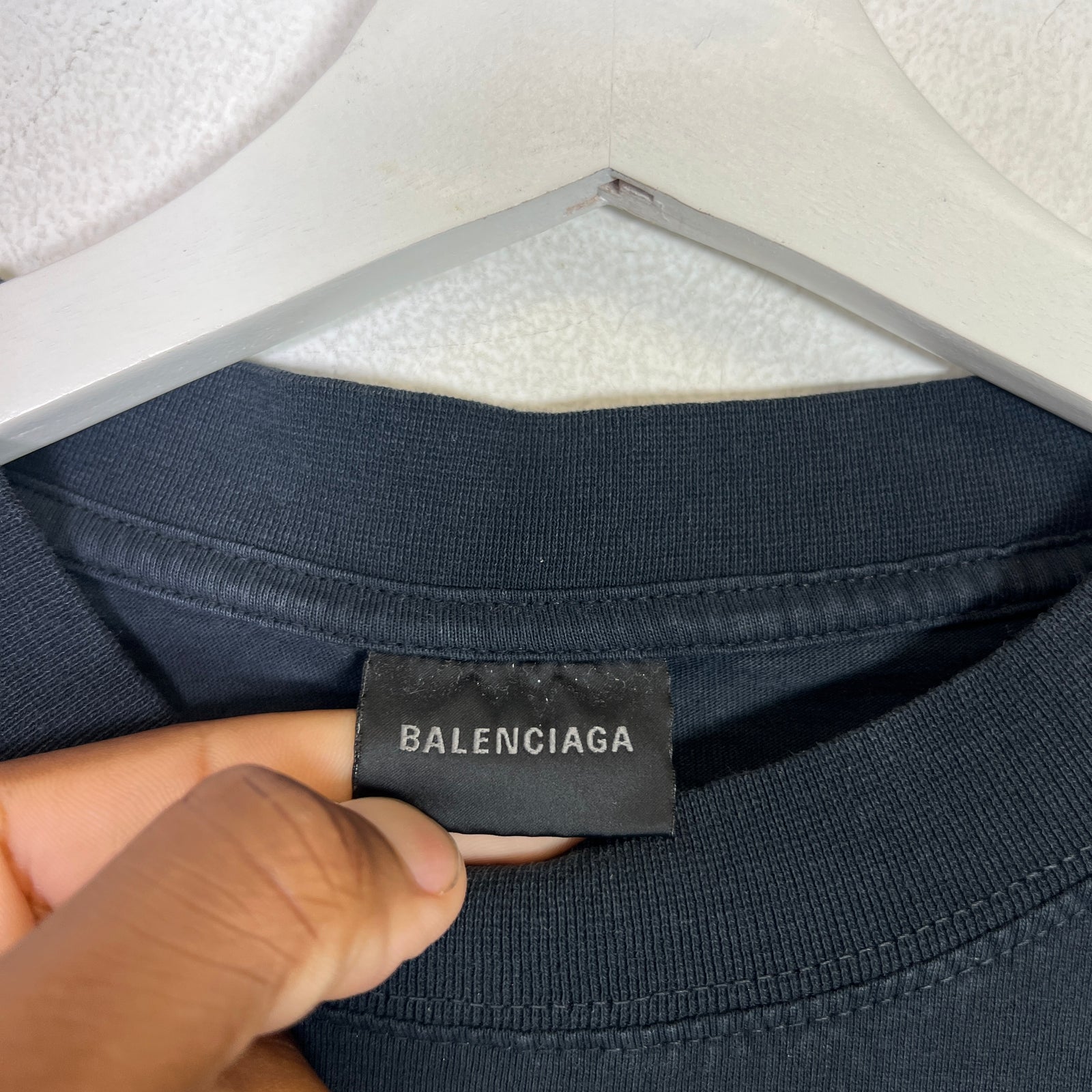 Balenciaga Spiral Crest Logo T-Shirt