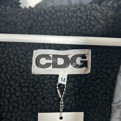 CDG Puffer Fleece Long Coat Size M